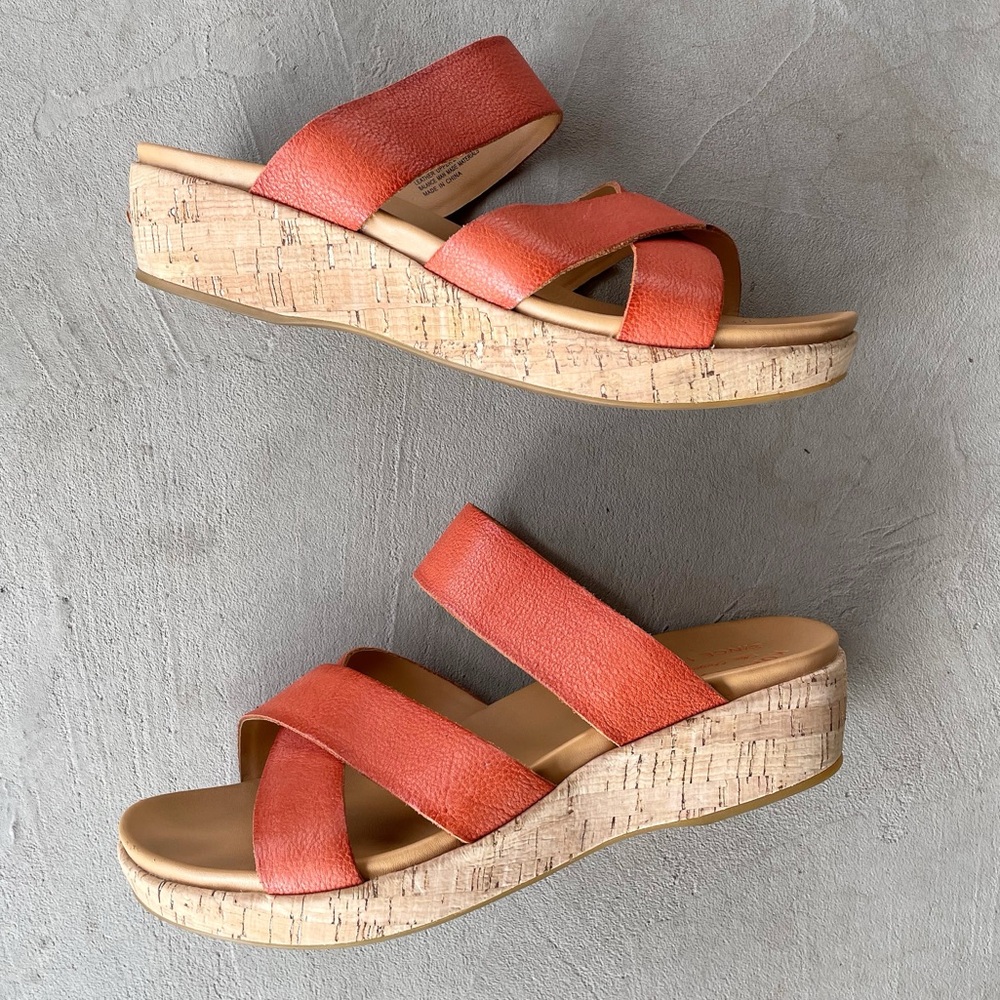 Kork-Ease | 'Camellia' Women's Orange Sandals